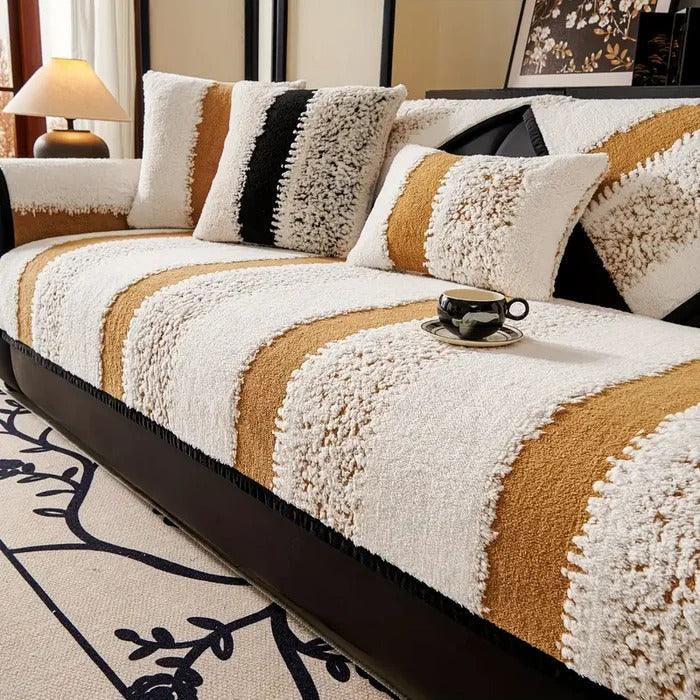 Nimra Kaymaz Tabanlı Koltuk Örtüsü Seti