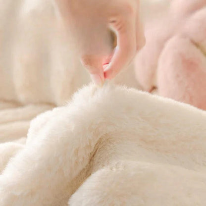 Pufel Kaymaz Tabanlı Koltuk Örtüsü Seti